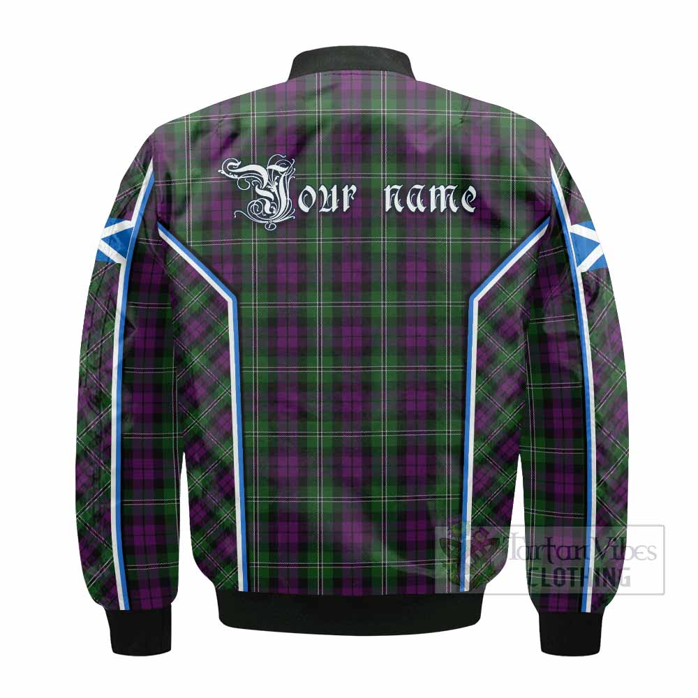 Wilson Tartan Crest Bomber Jacket Scotland Coat of Arm Flag Style - Tartan Vibes Clothing