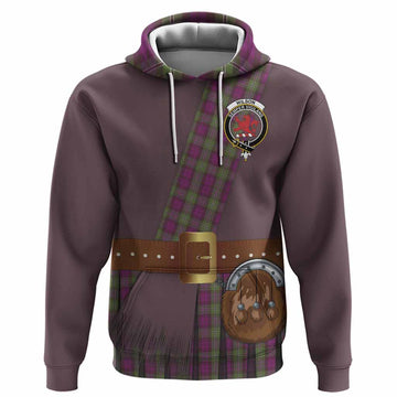 Wilson Tartan Crest Hoodie Kilt Costume Style