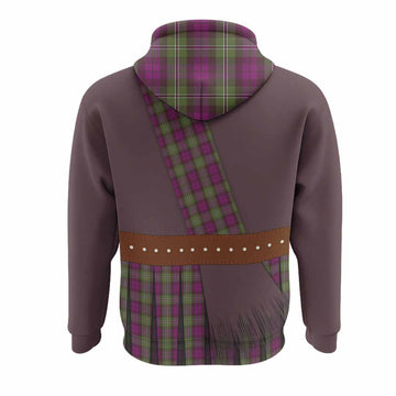Wilson Tartan Crest Hoodie Kilt Costume Style