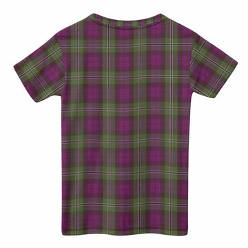 Wilson Tartan Crest Kid T-shirt Ferocious Lion Style