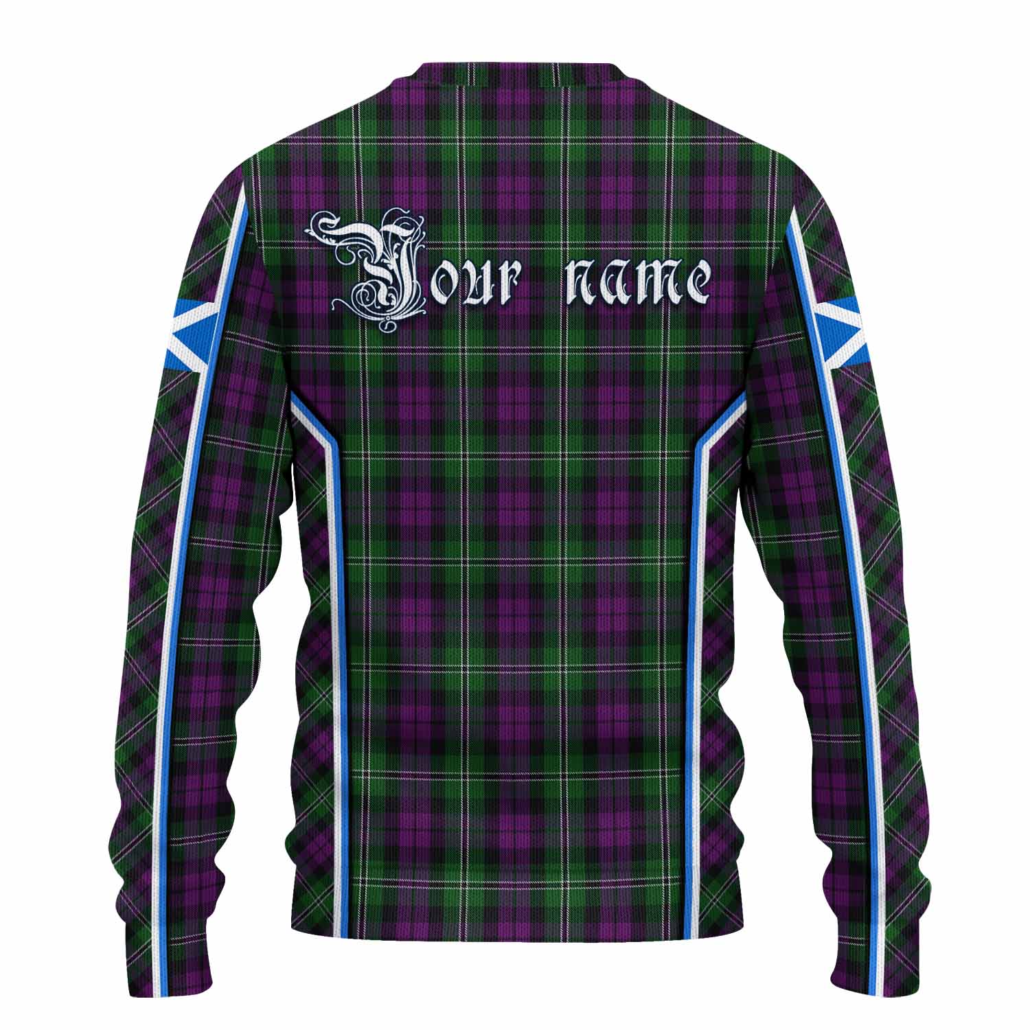 Wilson Tartan Crest Knitted Sweater Scotland Coat of Arm Flag Style - Tartan Vibes Clothing