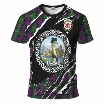 Wilson Tartan Crest Loch Ness Monster T-Shirt Celtic Knot Nessie Art