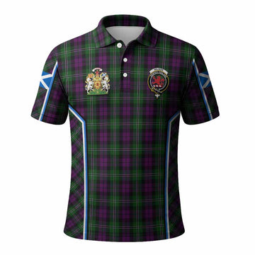 Wilson Tartan Crest Polo Shirt Scotland Coat of Arm Flag Style - Tartan Vibes Clothing