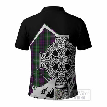 Wilson Tartan Crest Polo Shirt Scottish Celtic Cross Heritage - Tartan Vibes Clothing