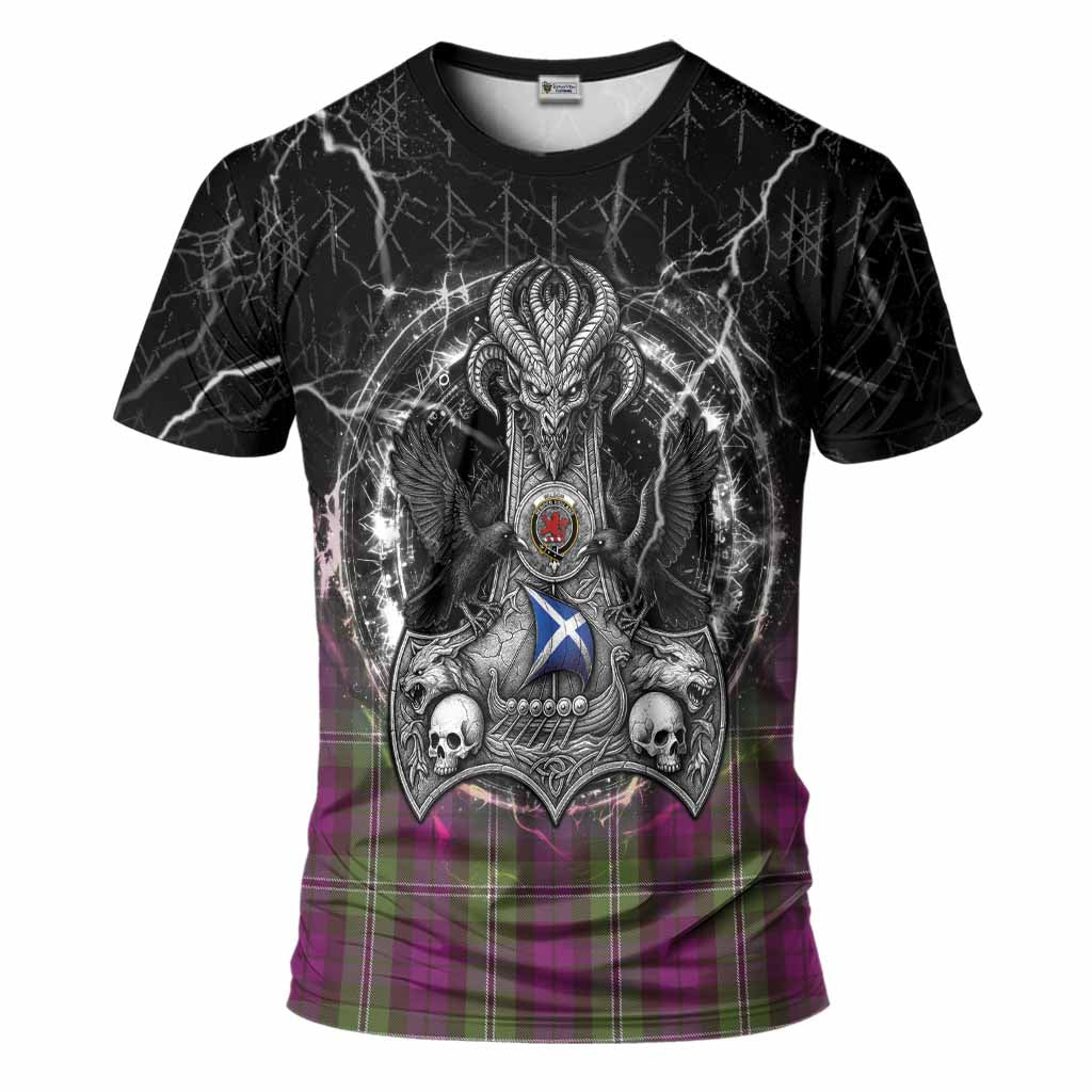 Wilson Tartan Crest T-Shirt Celtic Odin's Raven Legacy