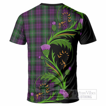 Wilson Tartan Crest T-Shirt Scottish Thistle Pride Heritage Art