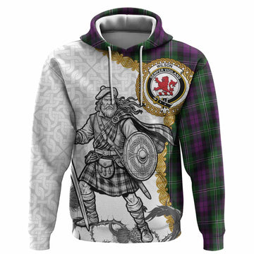 Wilson Tartan Family Crest Hoodie Scottish Highland Warrior Celtic Knot Thistle