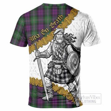 Wilson Tartan Family Crest T-Shirt Scottish Highland Warrior Celtic Alba Gu Brath