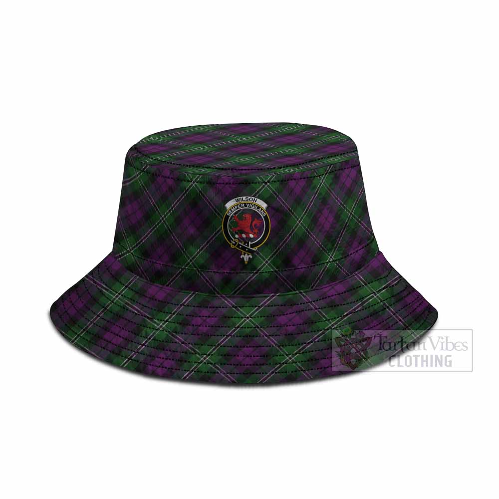Wilson Tartan Fishing Hat with Family Crest