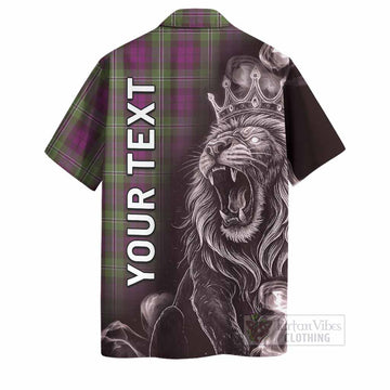 Wilson Tartan Hawaiian Shirt Roaring Lion Heritage