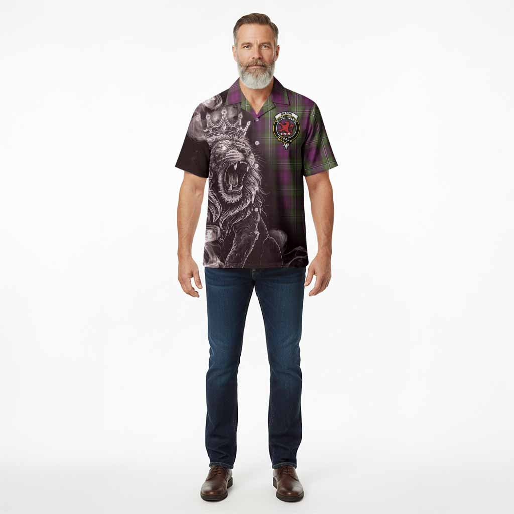 Wilson Tartan Hawaiian Shirt Roaring Lion Heritage
