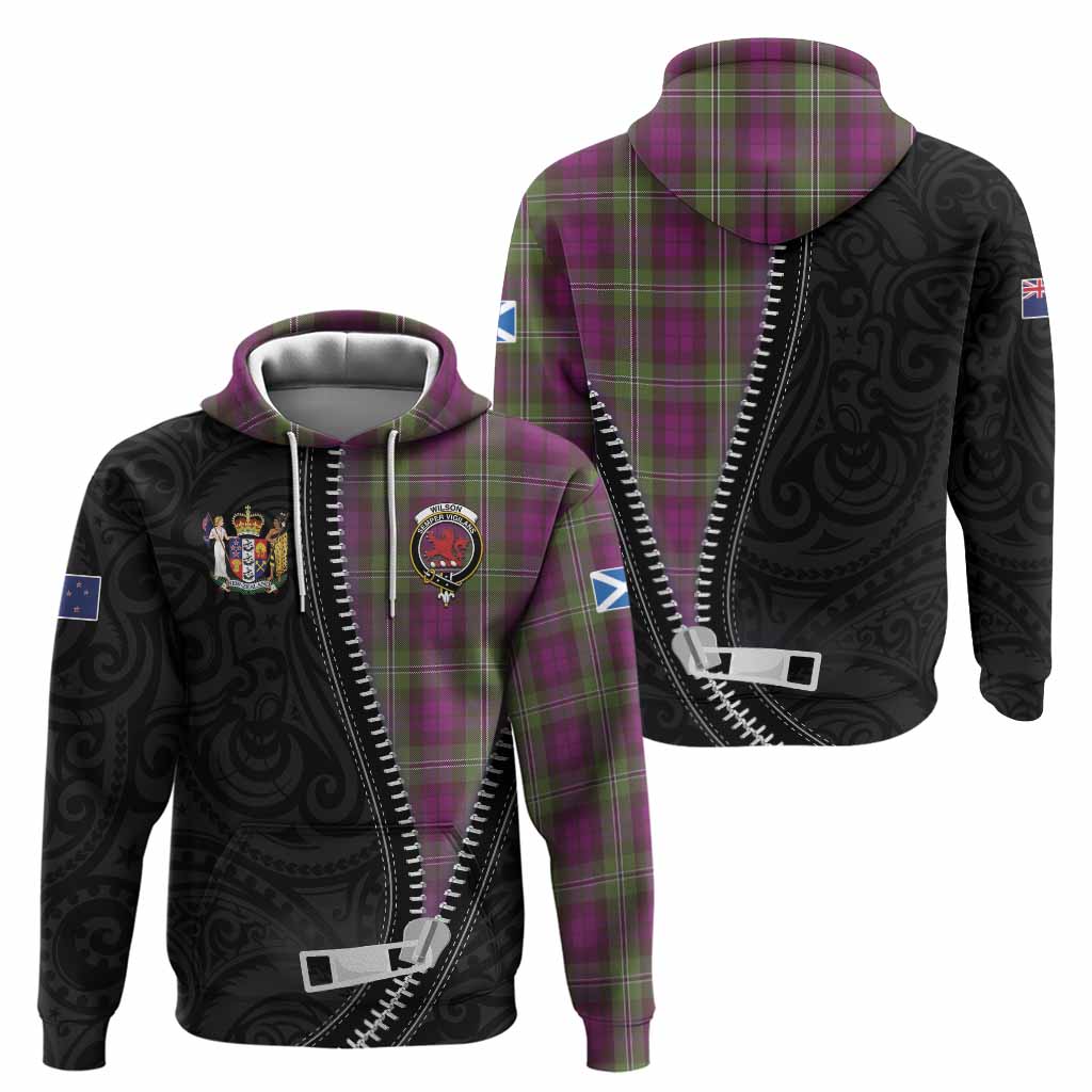 Wilson Tartan Hoodie New Zealand Pattern Unique Zipper Stylized