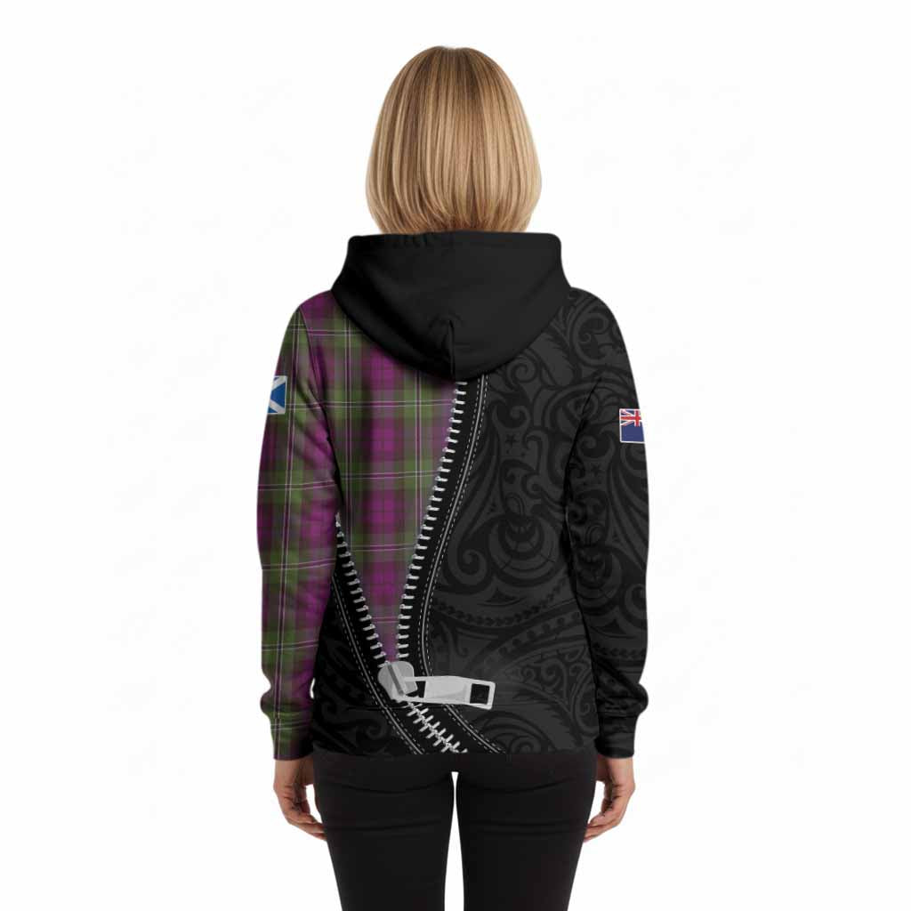 Wilson Tartan Hoodie New Zealand Pattern Unique Zipper Stylized
