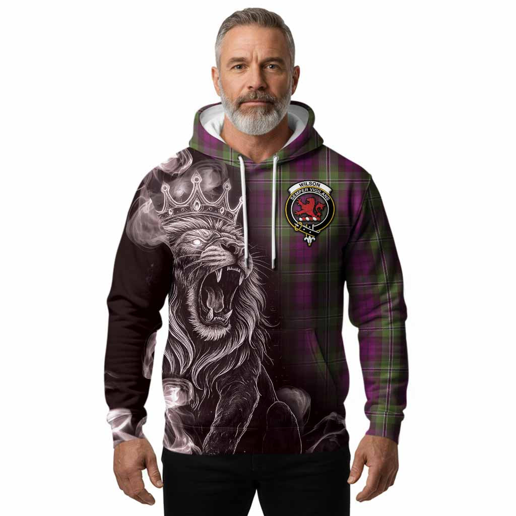 Wilson Tartan Hoodie Roaring Lion Heritage