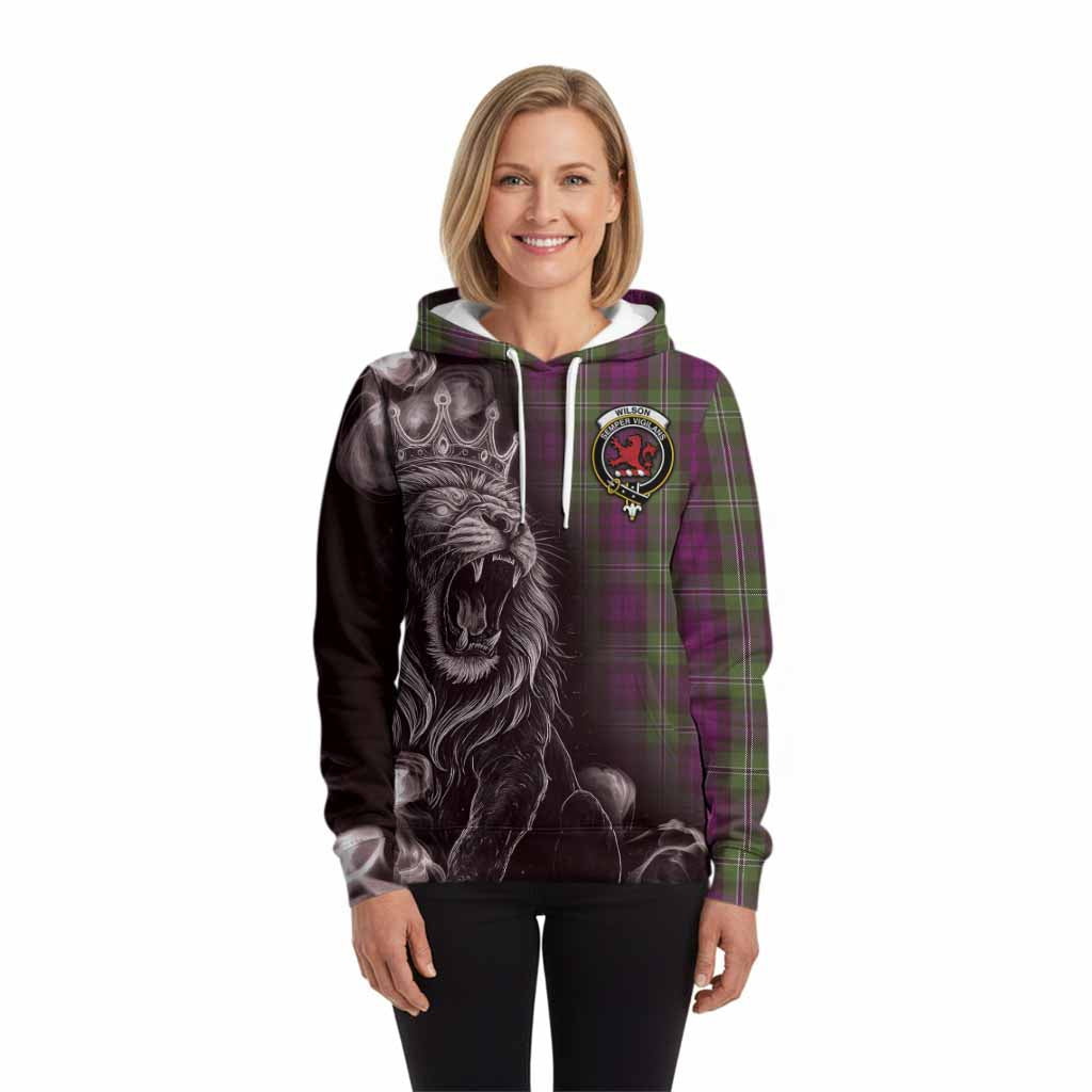 Wilson Tartan Hoodie Roaring Lion Heritage