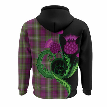 Wilson Tartan Hoodie Traditional Scottish Thistle