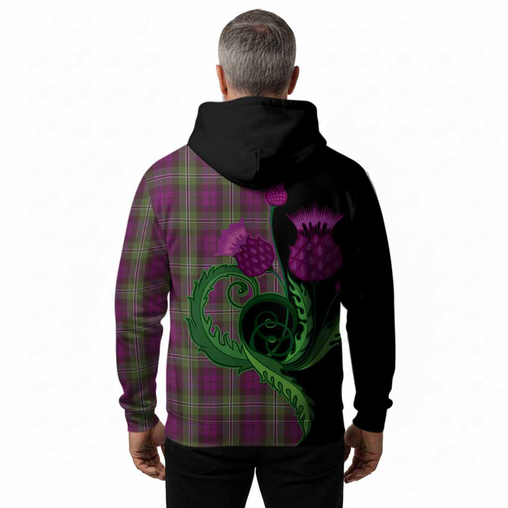Wilson Tartan Hoodie Traditional Scottish Thistle