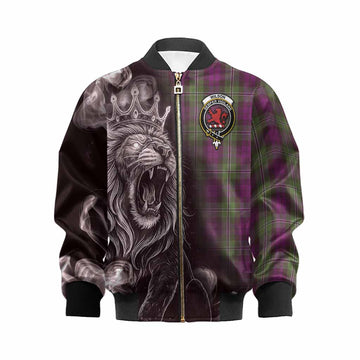Wilson Tartan Kid Bomber Jacket Roaring Lion Heritage