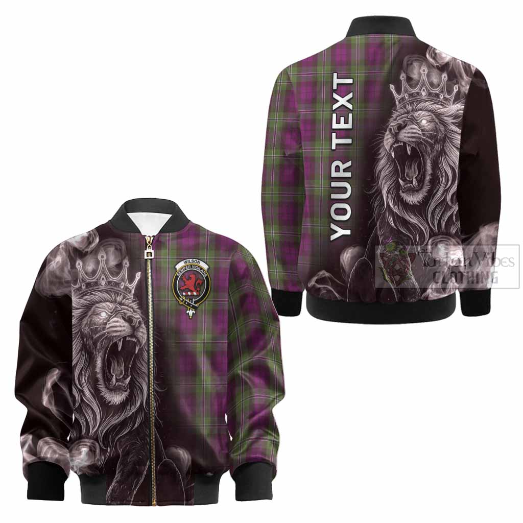 Wilson Tartan Kid Bomber Jacket Roaring Lion Heritage