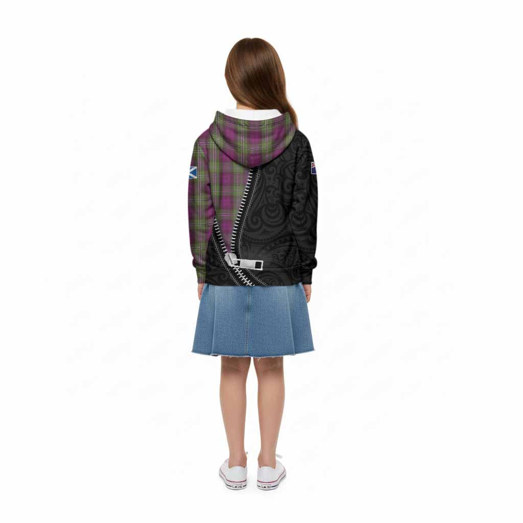 Wilson Tartan Kid Hoodie New Zealand Pattern Unique Zipper Stylized