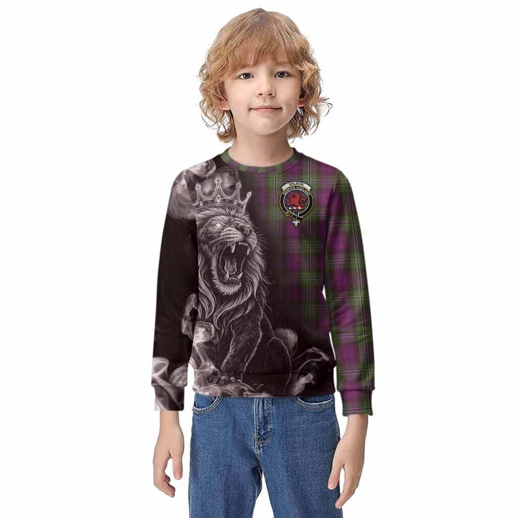 Wilson Tartan Kid Knitted Sweatshirt Roaring Lion Heritage