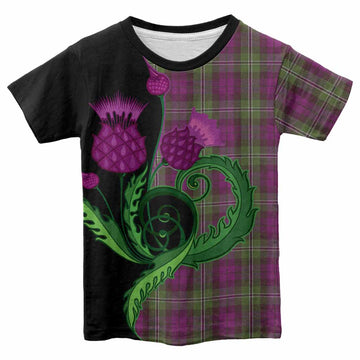 Wilson Tartan Kid T-shirt Traditional Scottish Thistle