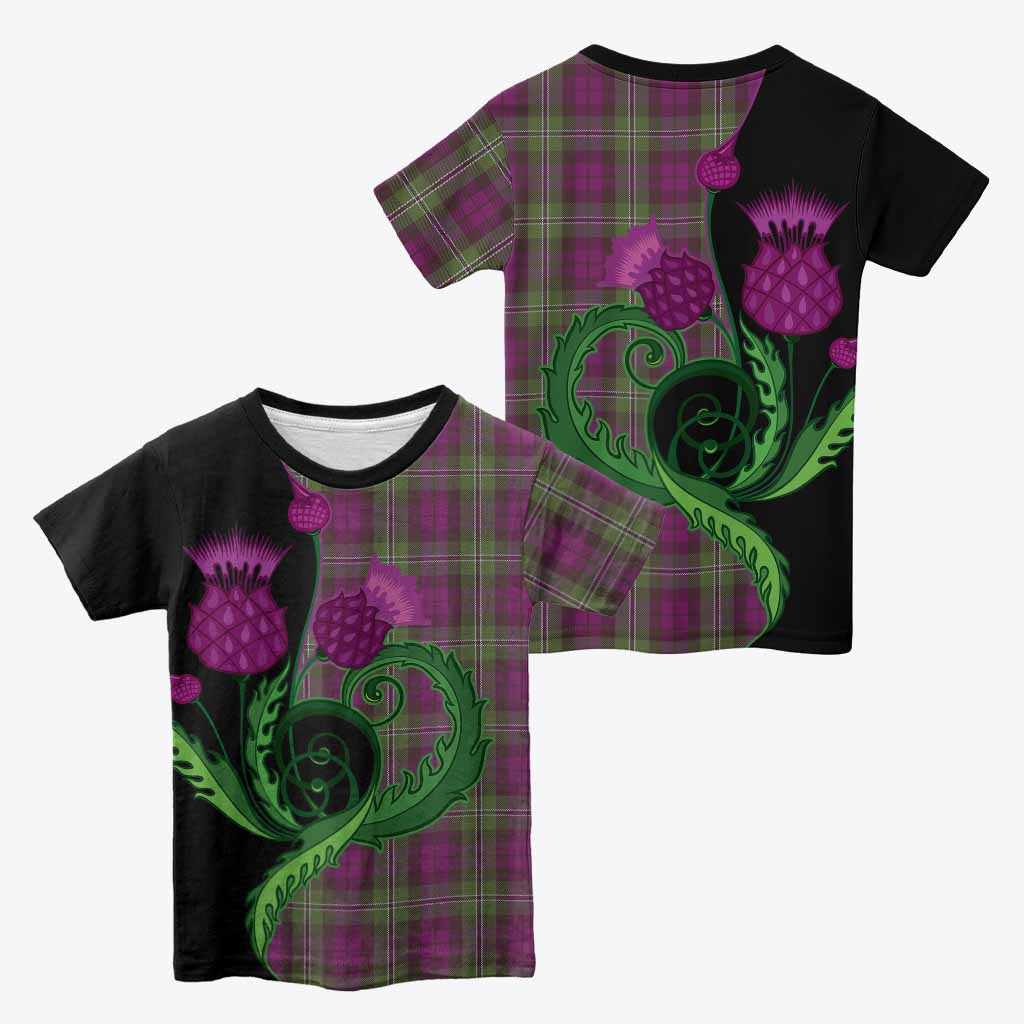 Wilson Tartan Kid T-shirt Traditional Scottish Thistle