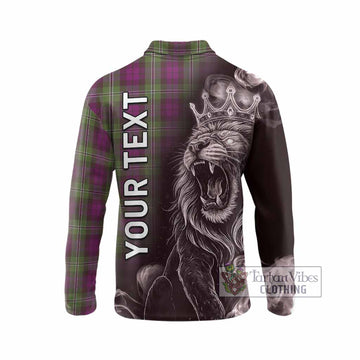 Wilson Tartan Long Sleeve Polo Shirt Roaring Lion Heritage