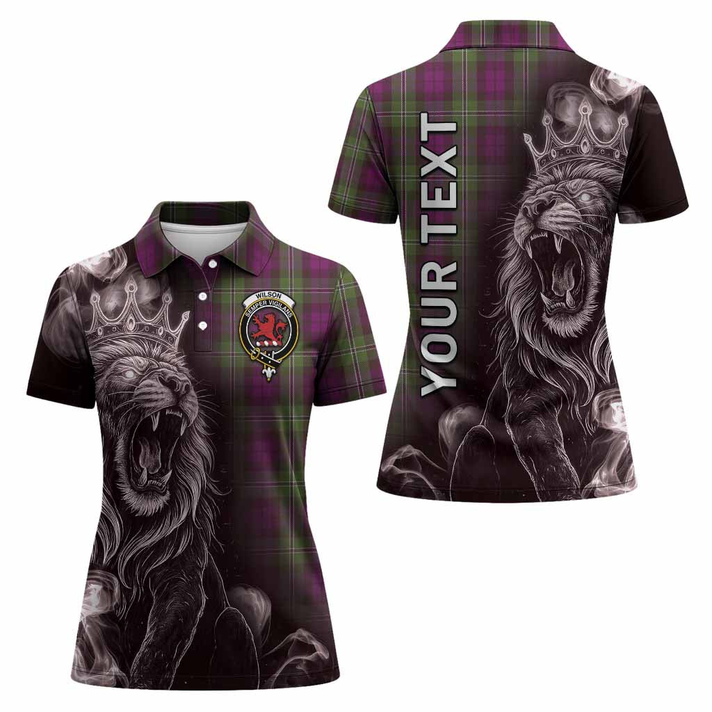 Wilson Tartan Women Polo Shirt Roaring Lion Heritage