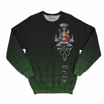 Winch Irish Clan Sweatshirt with Coat of Arms Erin Go Bragh Celtic Inspired Unisex - Tartan Vibes Clothing