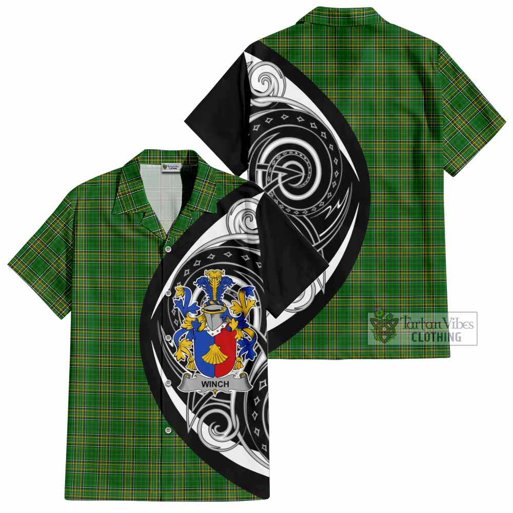 Winch Irish Clan Hawaiian Shirt Celtic Circle Style - Tartan Vibes Clothing