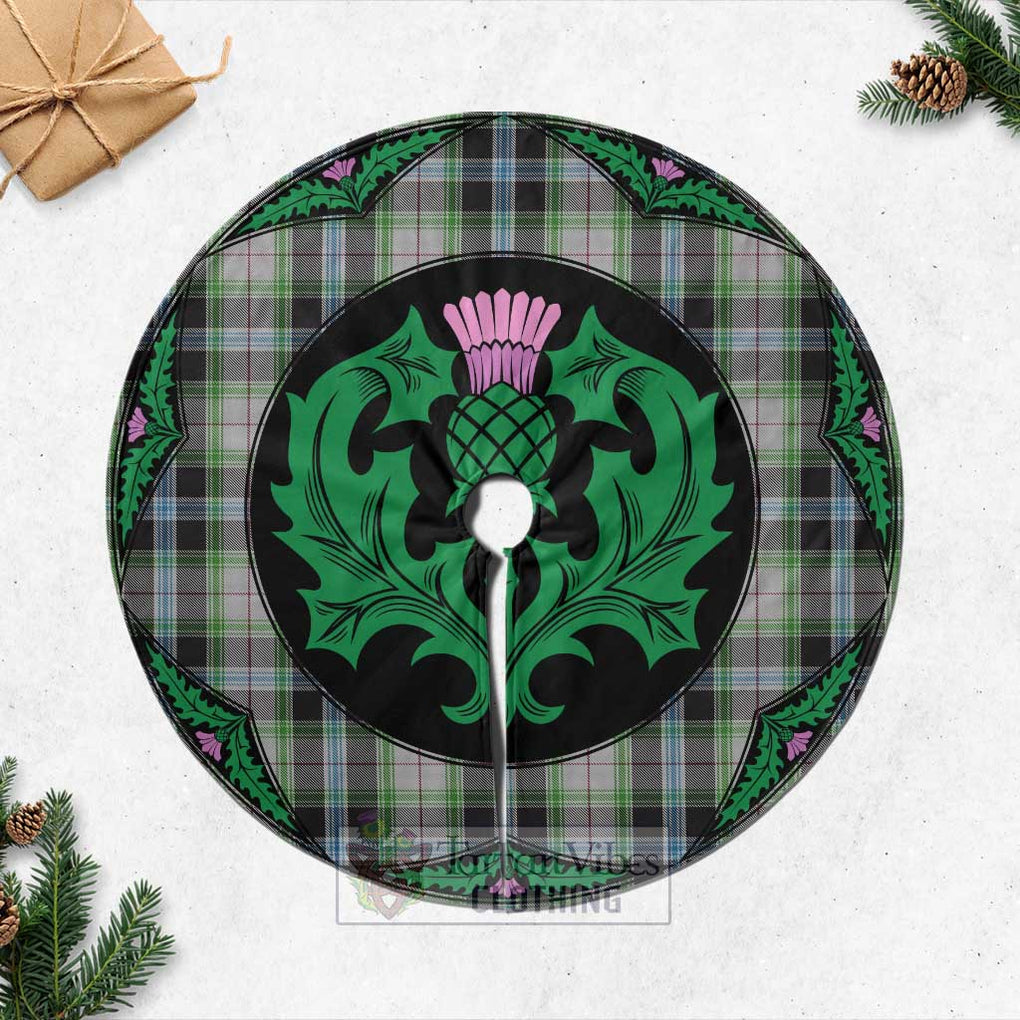 Wiseman Tartan Christmas Tree Skirt Scottish Thistle Style Casual Tree Skirts - Tartan Vibes Clothing