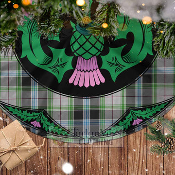 Wiseman Tartan Christmas Tree Skirt Scottish Thistle Style - Tartan Vibes Clothing