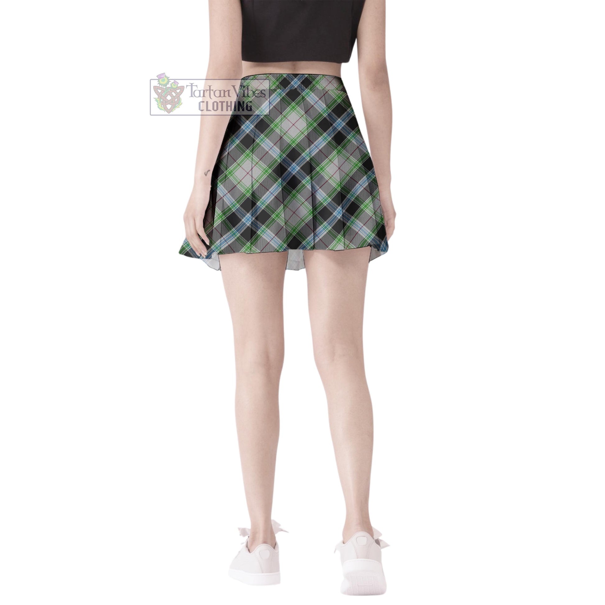 Tartan Vibes Clothing Wiseman Tartan Women's Plated Mini Skirt