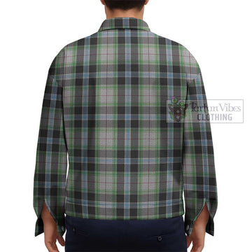 Wiseman Tartan Unisex Lapel Cotton Jacket