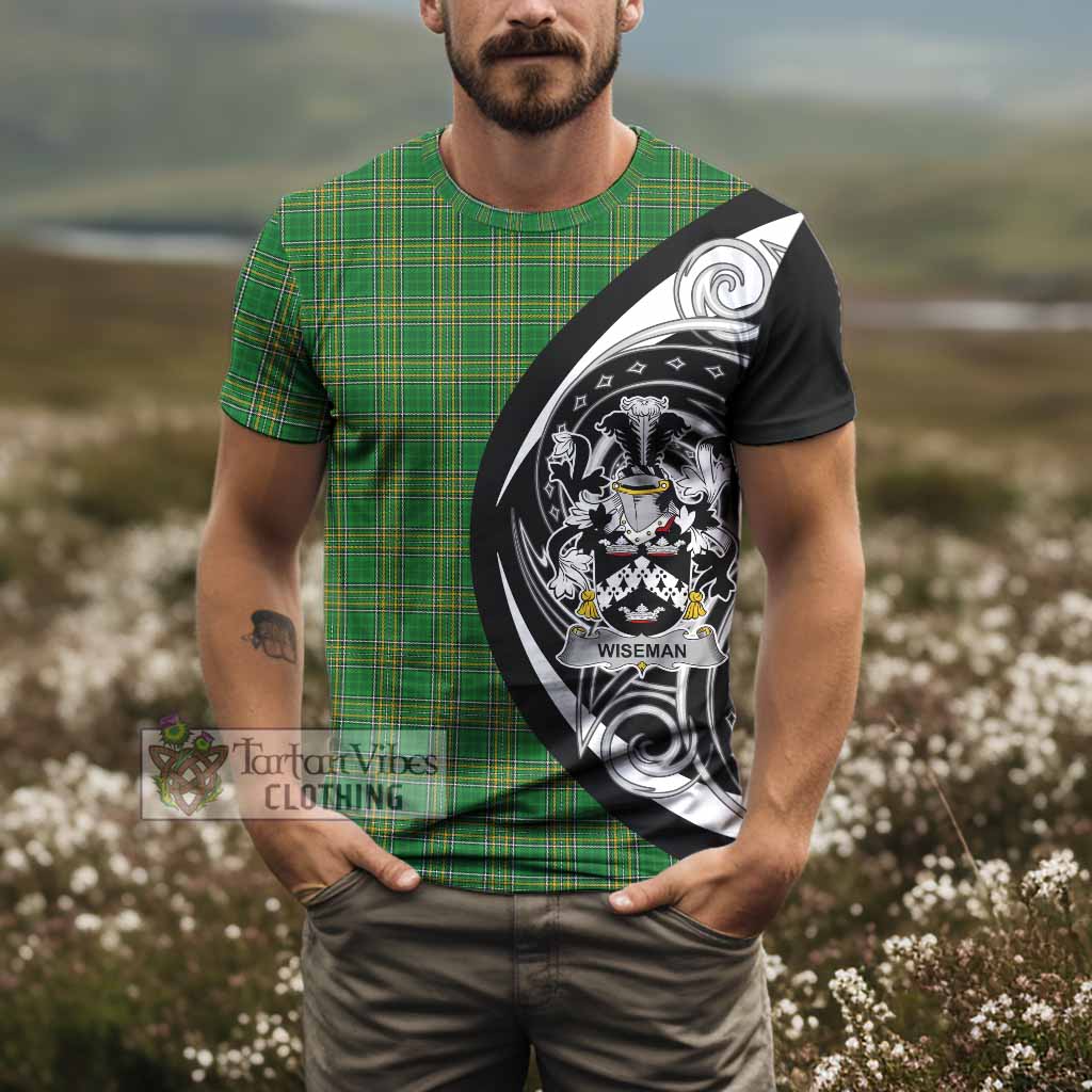 Wiseman Irish Clan T-Shirt Celtic Circle Style - Tartan Vibes Clothing