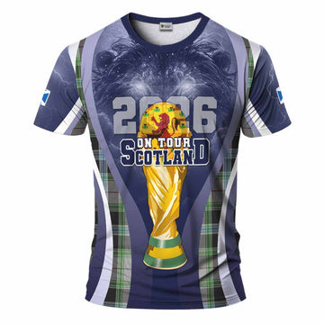 Wiseman Scotland Football Tartan T-Shirt Scotland On Tour Trophy Style