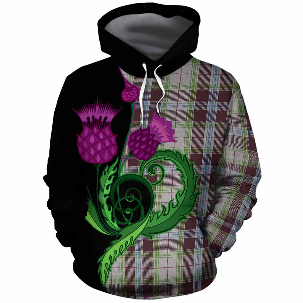 Wiseman Tartan Cotton Hoodie Traditional Scottish Thistle