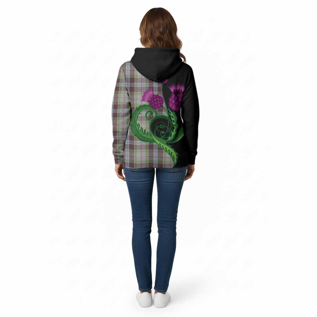 Wiseman Tartan Cotton Hoodie Traditional Scottish Thistle