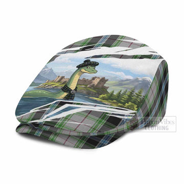 Wiseman Tartan Loch Ness Monster Scottish Heritage Art Flat Cap, Jeff Cap