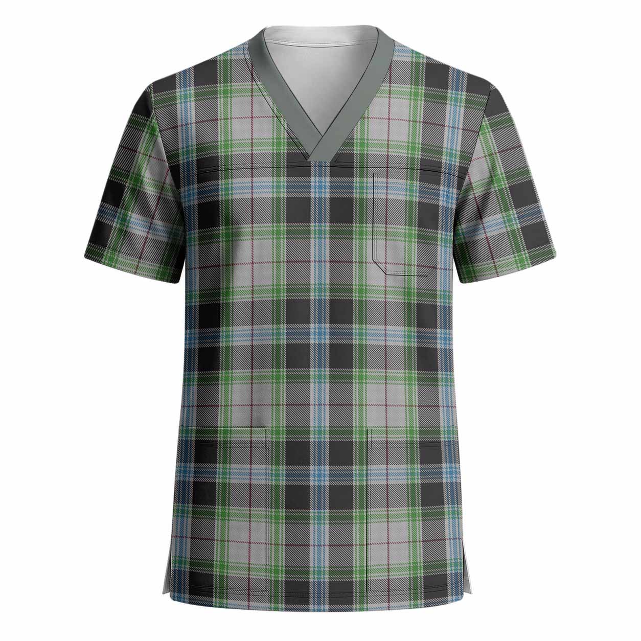 Wiseman Tartan Scrub Top - Tartan Vibes Clothing