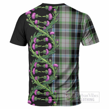 Wiseman Tartan T-Shirt Scottish Identity Thistle Flower DNA Strand Art