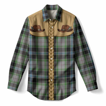 Wiseman Tartan Women Casual Shirt Wee Coo Cowboy Cute Style