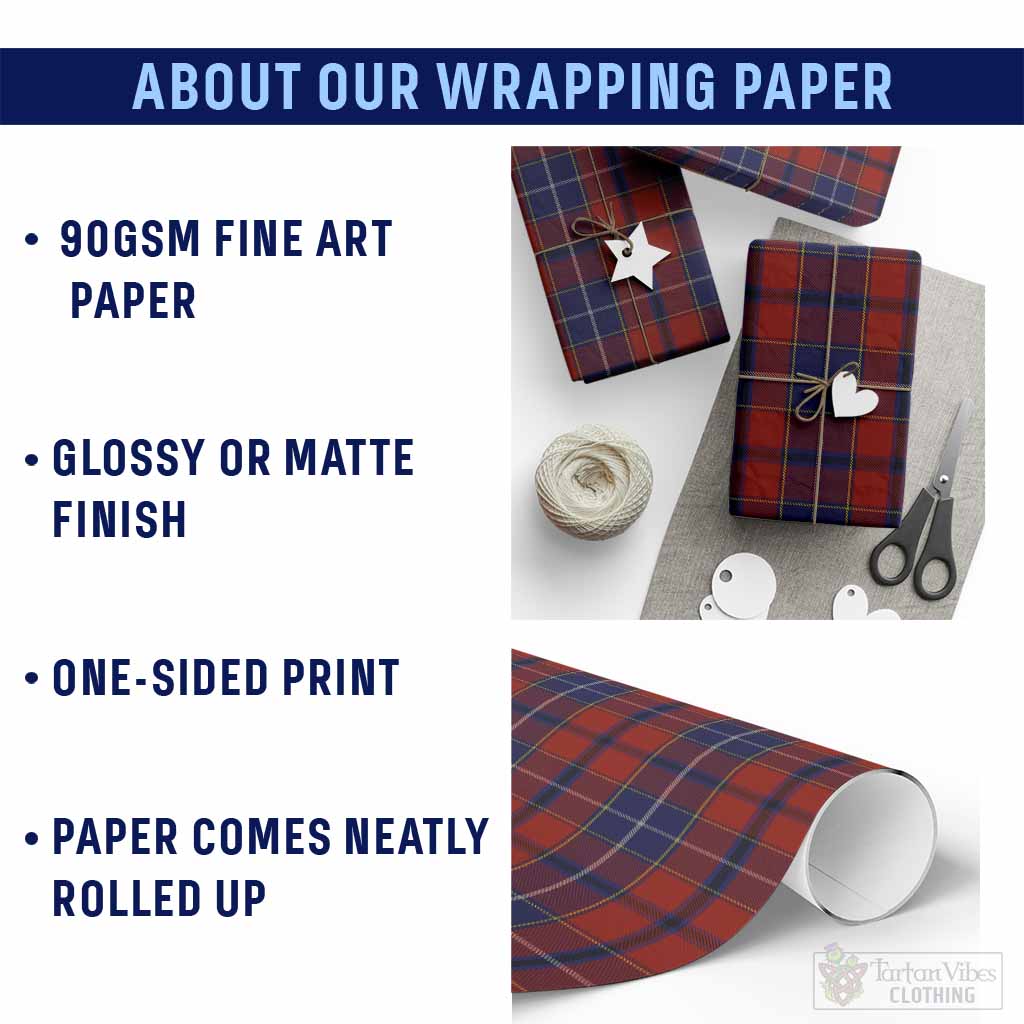 Wishart Classic Tartan Wrapping Paper, Classic Scottish Plaid Gift Wrap