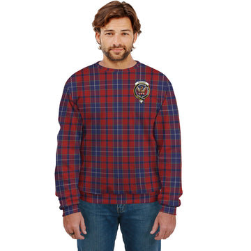 Wishart Tartan Sweatshirt with Family Crest Unisex - Tartan Vibes Clothing