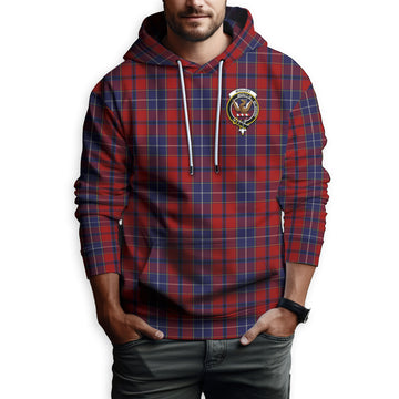 Wishart Tartan Hoodie with Family Crest Zip Hoodie - Tartan Vibes Clothing