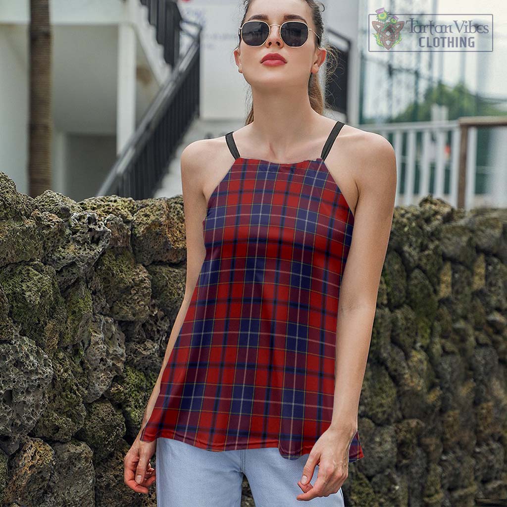 Wishart Tartan Loose Halter Neck Camisole Women - Tartan Vibes Clothing