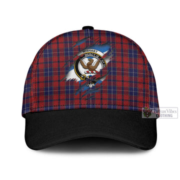 Wishart Dress Tartan Classic Cap with Family Crest In Me Style