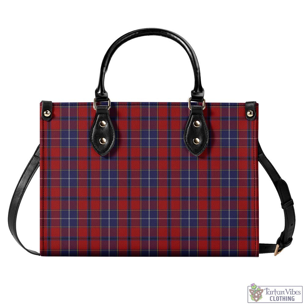 Wishart Tartan Luxury Leather Handbags L - Tartan Vibes Clothing