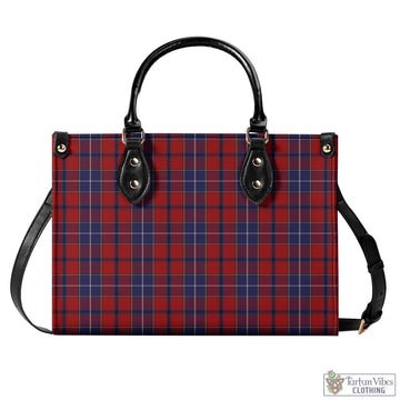 Wishart Tartan Luxury Leather Handbags L - Tartan Vibes Clothing